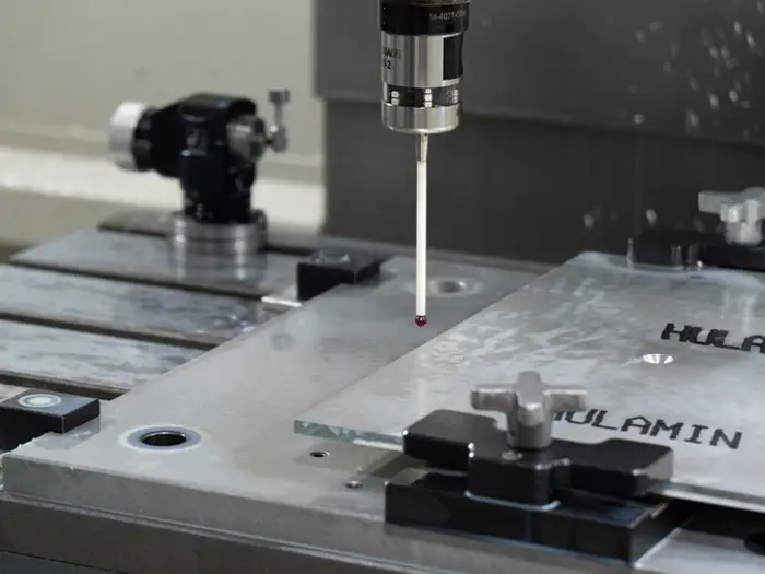 In-process inspection with probe